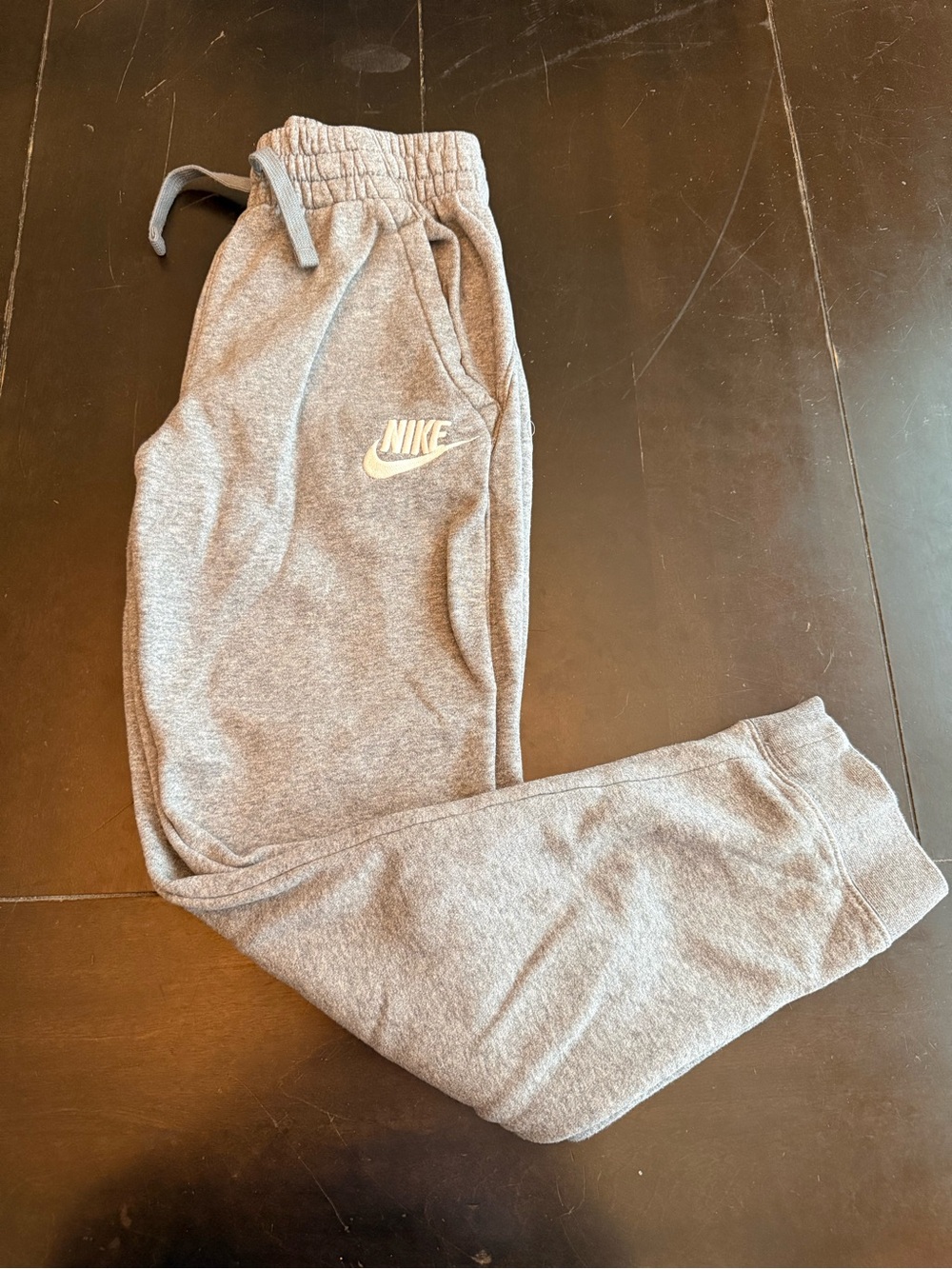 Nike Youth Heather Gray Jogger Sweatpants